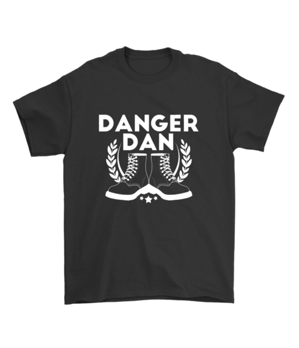 Boots / T-Shirt schwarz